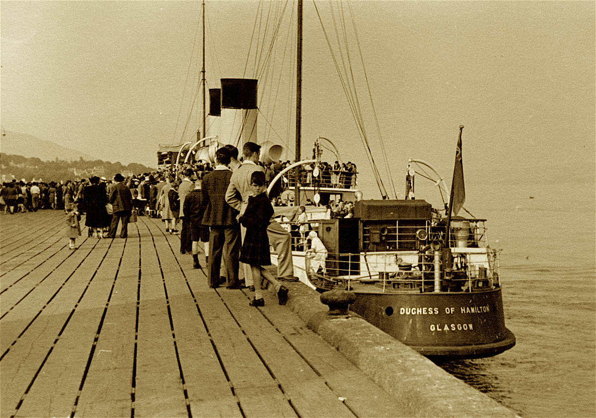 Peter, I'm afraid the remaining pictures were two of the boatyard at Ardnadam and this view of the Hamilton at Dunoon.
